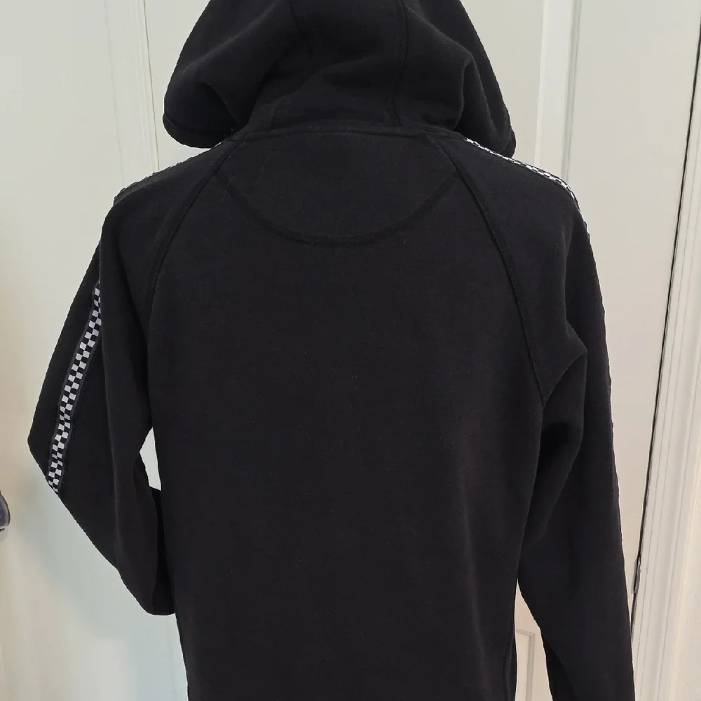 Vans Black Hoodie with Checkered Detail - Picture 3 of 4